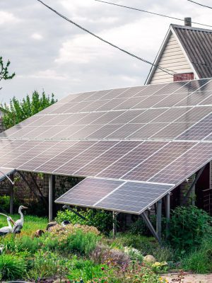 solar-system-solar-panels-near-house